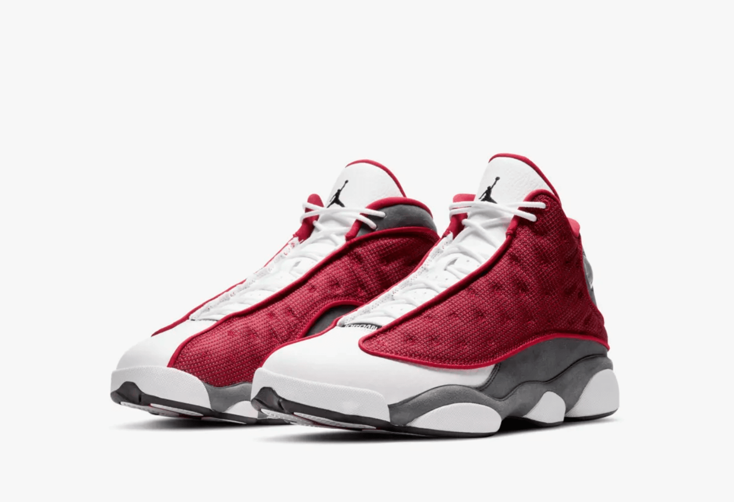 Jordan 13 blanco shop con rojo