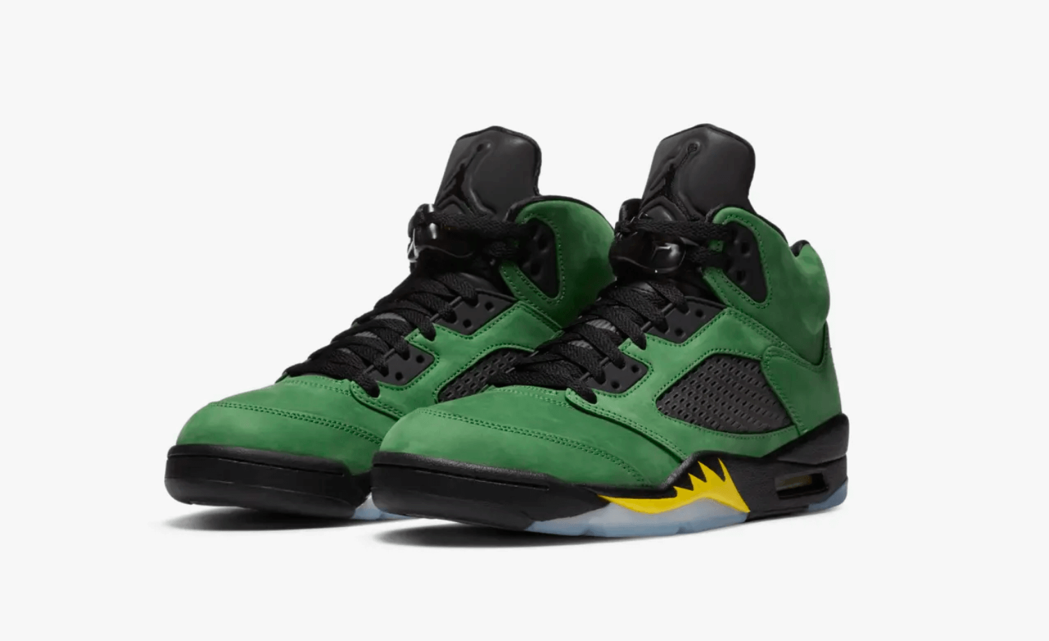 Green jordan 5s deals