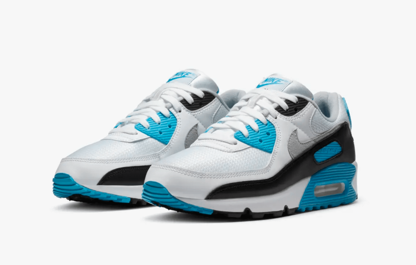 air max 90 blancos con azul