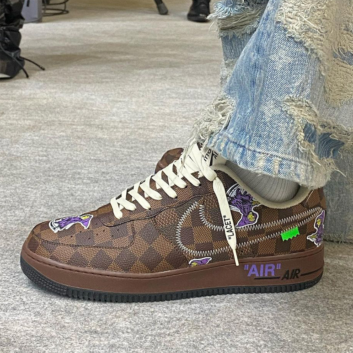 Las Nike Air Force 1 de Louis Vuitton y Virgil Abloh van a ser las