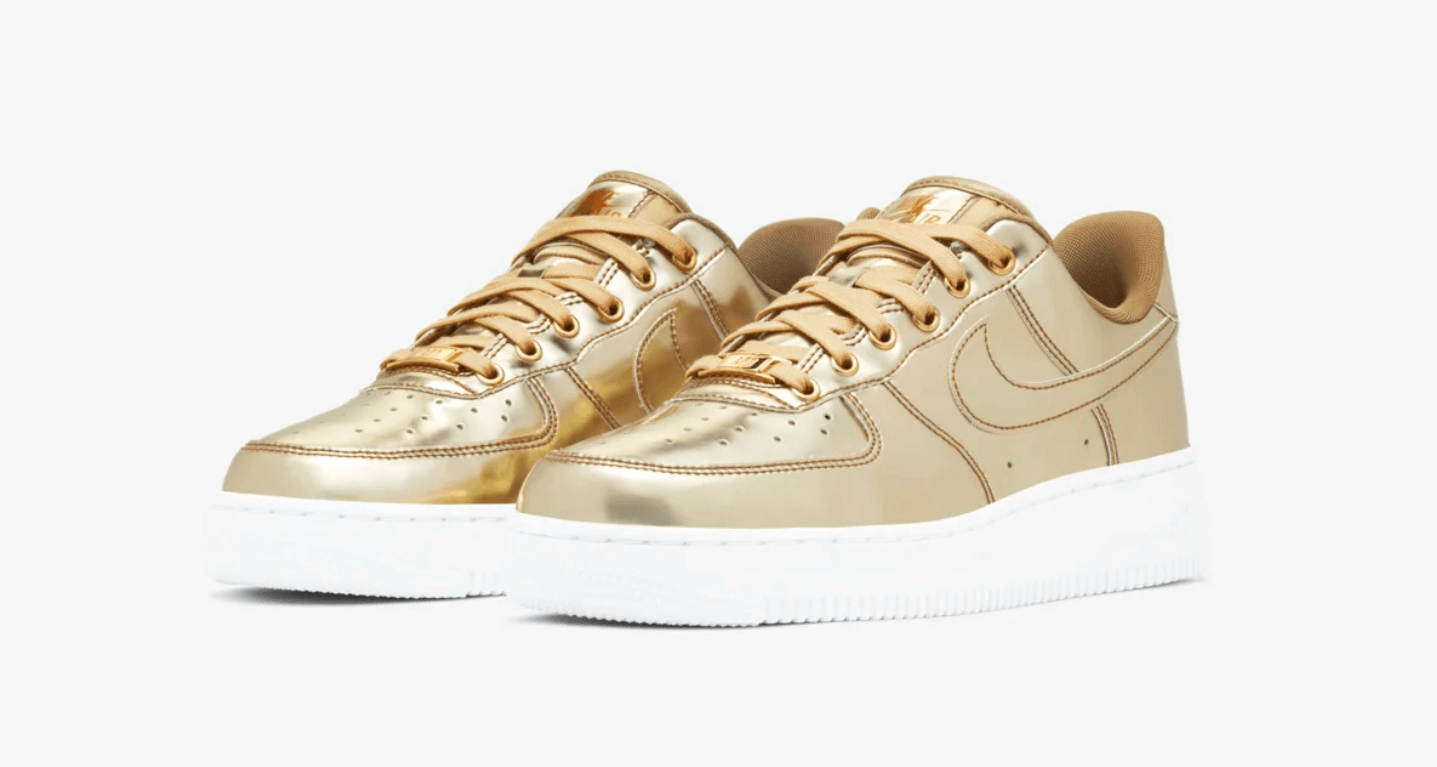 nike air force one doradas