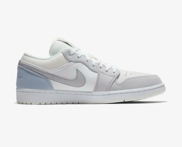 tenis jordan blanco con gris