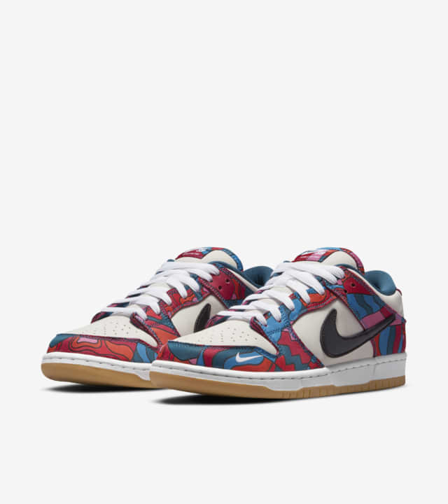 🥇BRUTALES Nike Parra Dunk Low Pro Abstract Art| zapatillasysneakers.com