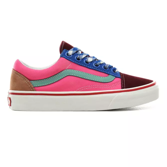 vans old skool rosas y azules