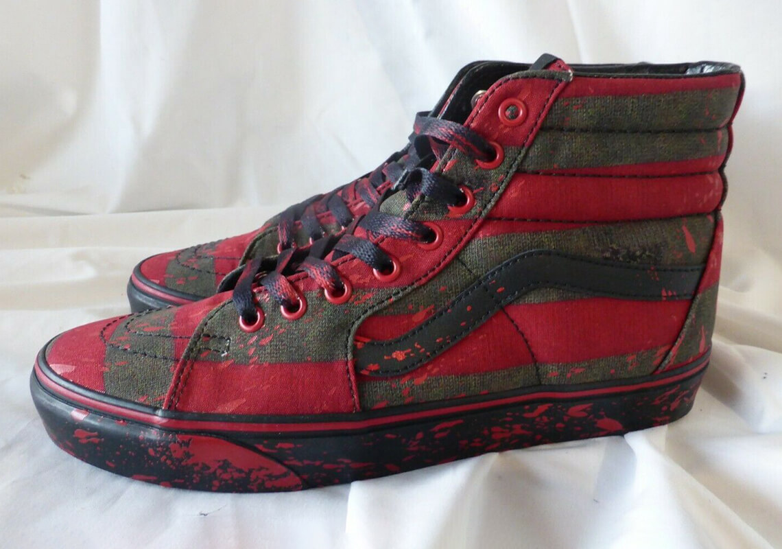 🥇 TERRORÍFICAS VANS PARA HALLOWEEN CON FREDDY KRUEGER  zapatillasysneakers.com
