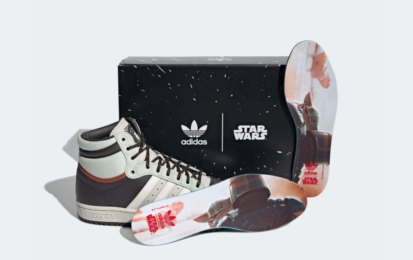🥇 ADIDAS Top Ten Hi The BABY YODA (Star Wars) | zapatillasysneakers.com