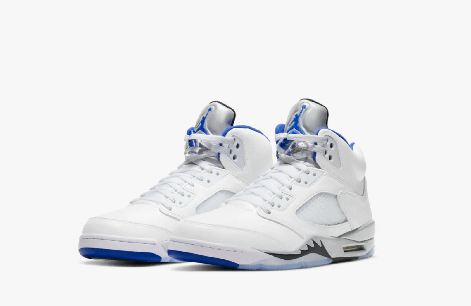 Jordan blancos con hotsell azul