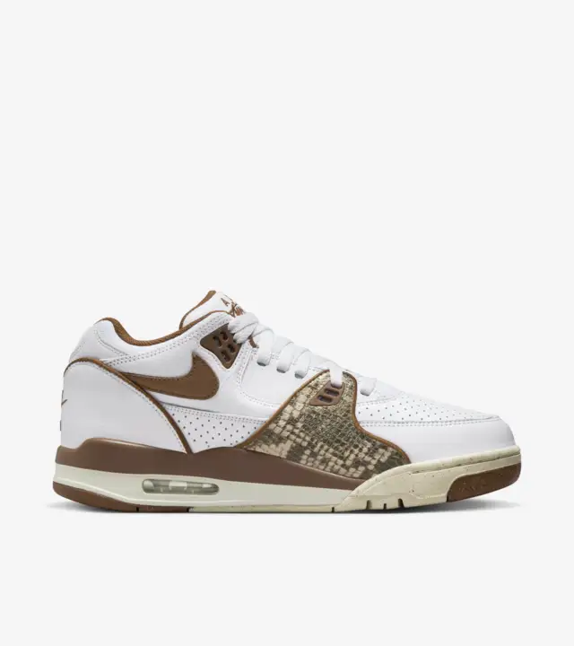 nike air flight 89 low x stussy white and pecan tenis