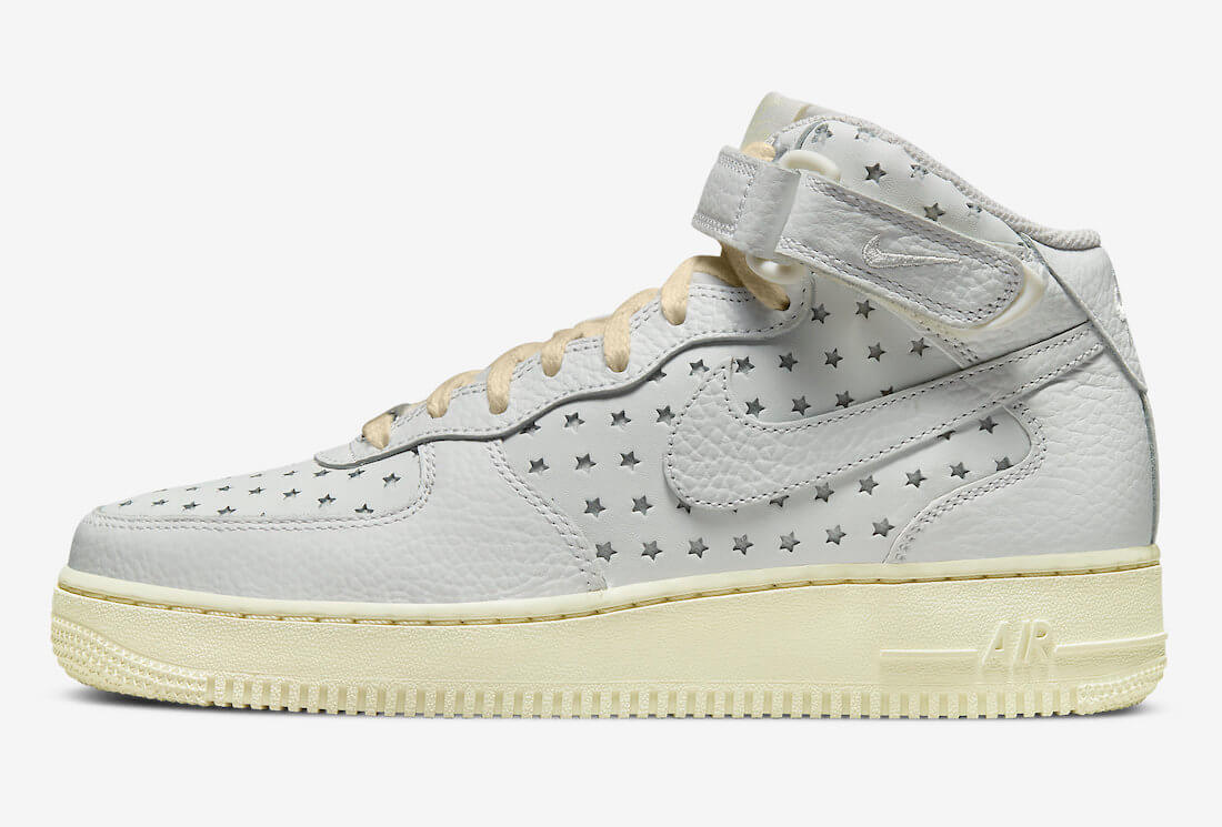 🥇 ESTRELLAS RECORTADAS EN CUERO DE AIR FORCE 1 MID zapatillasysneakers.com