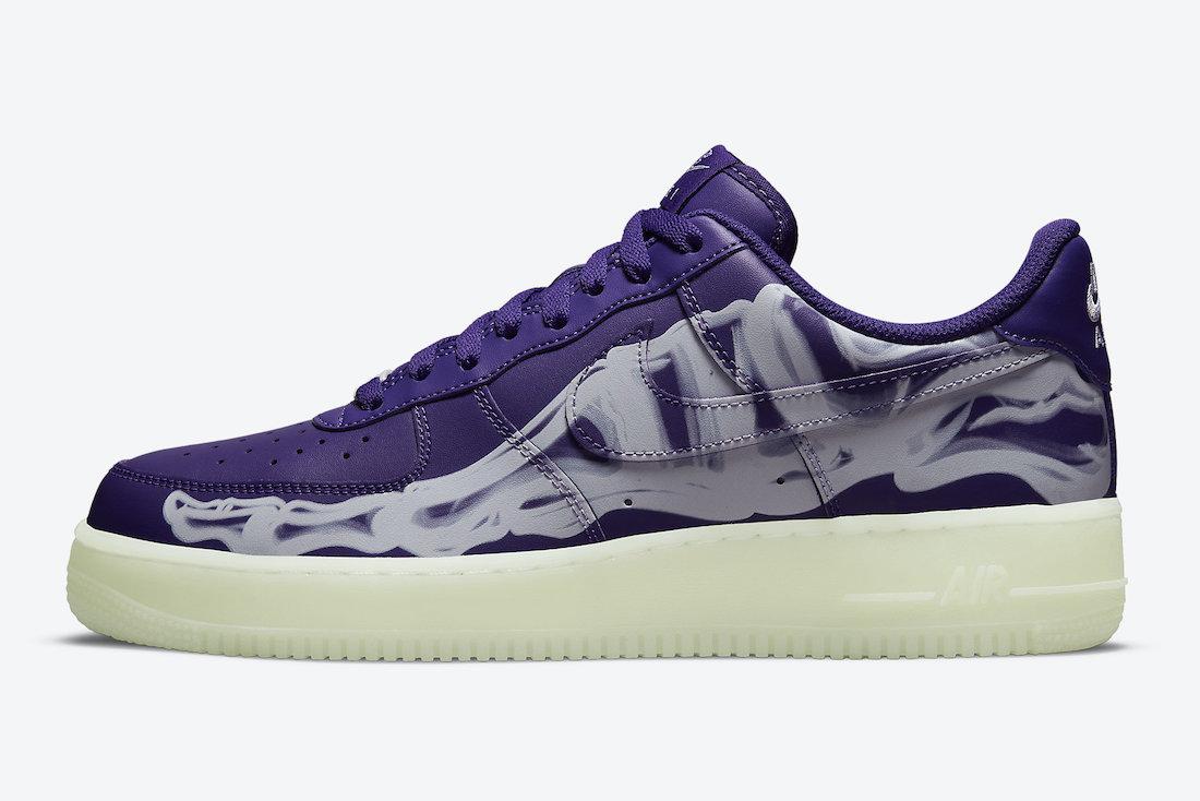 Nike Air Force 1 “Purple Skeleton”