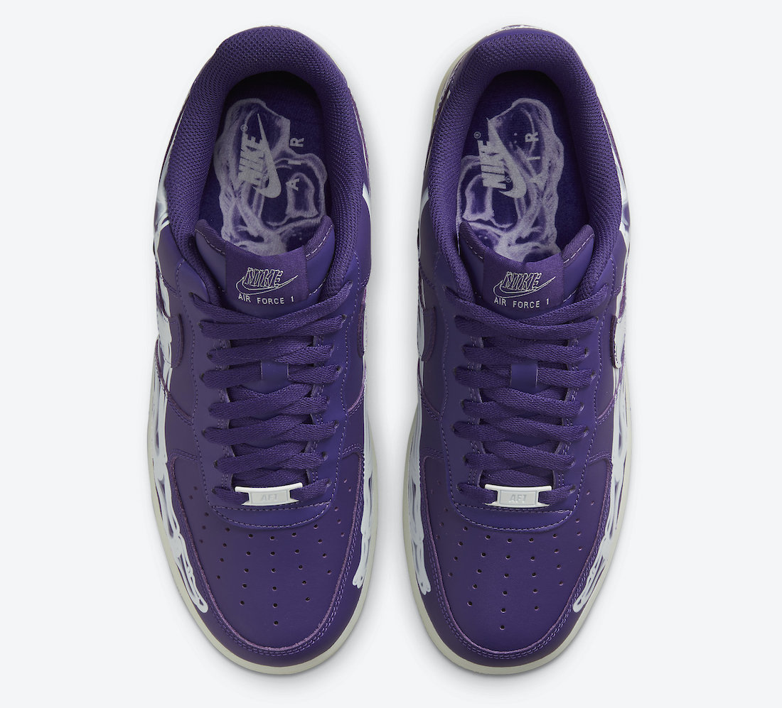 Nike Air Force 1 “Purple Skeleton”