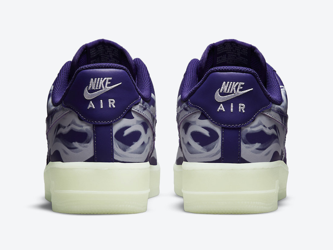 Nike Air Force 1 “Purple Skeleton”