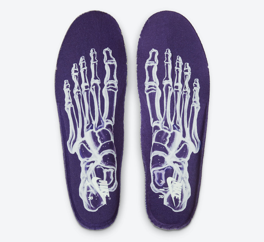 Nike Air Force 1 “Purple Skeleton”