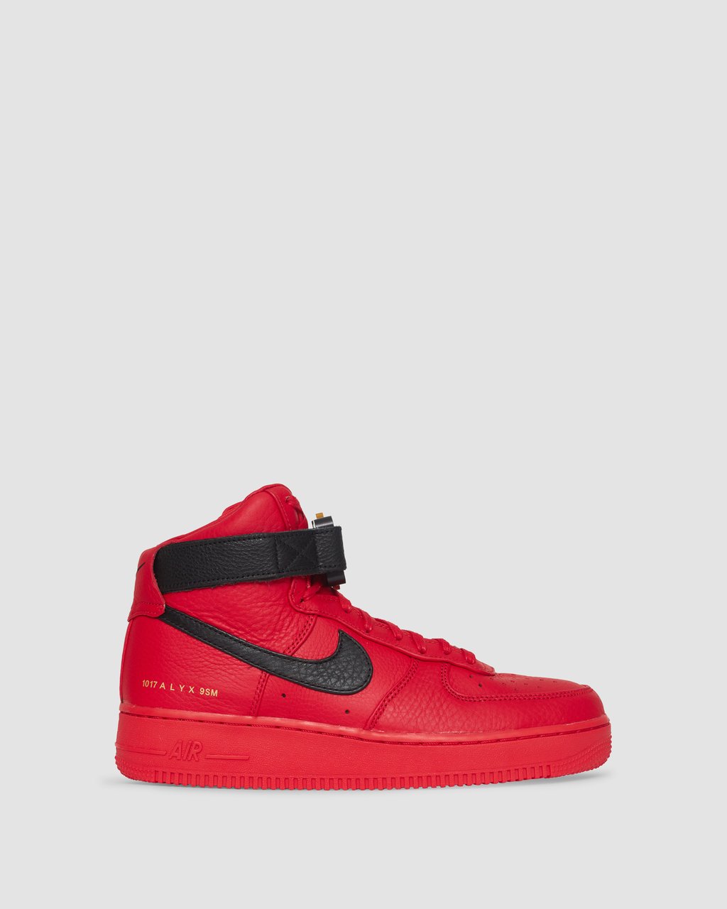 zapatillas Nike Air Force 1 x Alyx Black and University Red y Red and Black 2021