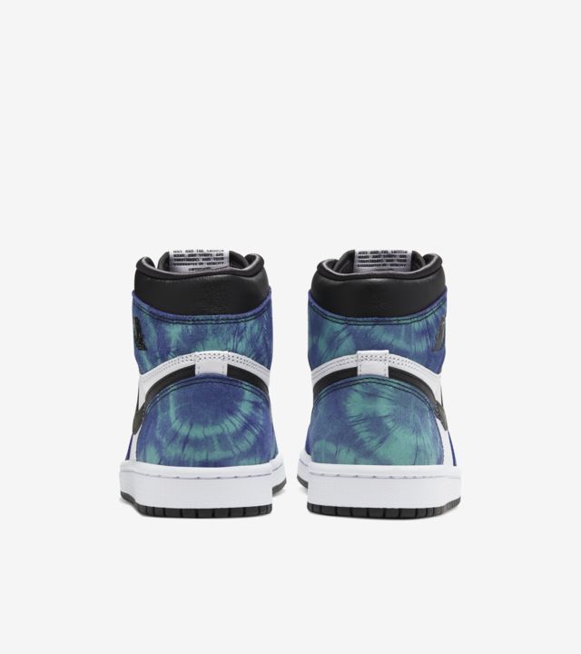 Nike air jordan 1 tie dye tinte aurora boreal