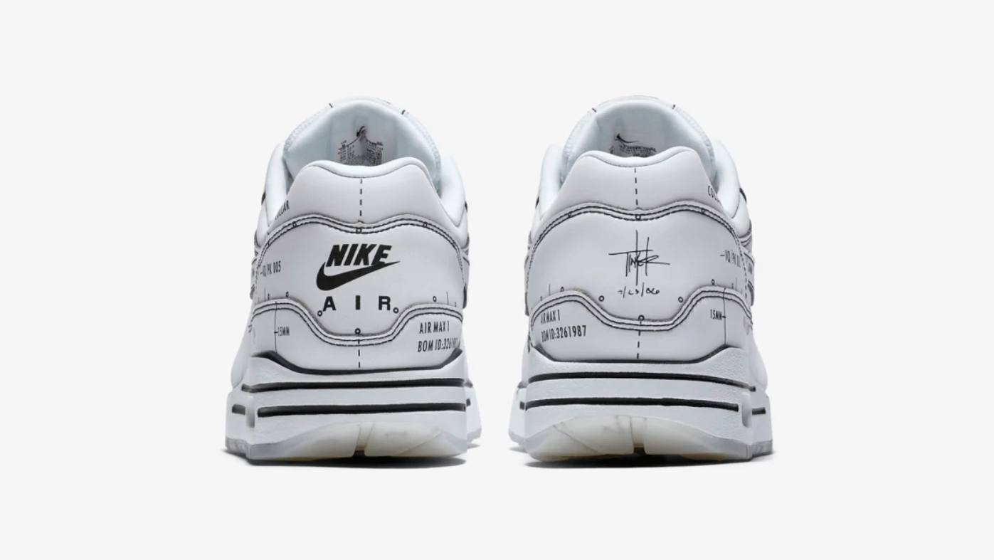 Nike Air Max 1 Schematic White Nike Air Max 1 Schematic White