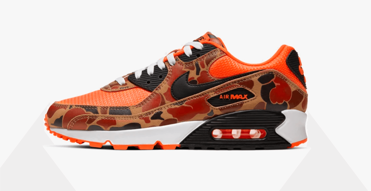 Nike Air Max 90 Orange Duck Camo 2020