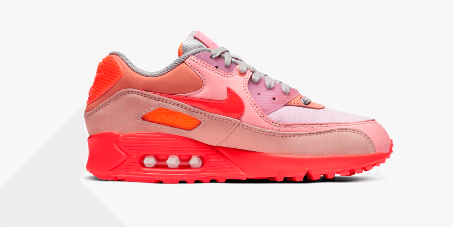 Nike Air Max 90 PRM Platinum Crimson/Bright Purple