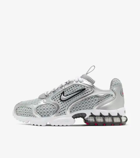 NIKE AIR ZOOM SPIRIDON CAGE 2_METALLIC SILVER_PLATEADO