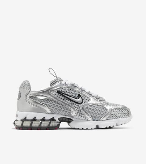 NIKE AIR ZOOM SPIRIDON CAGE 2_METALLIC SILVER_PLATEADO