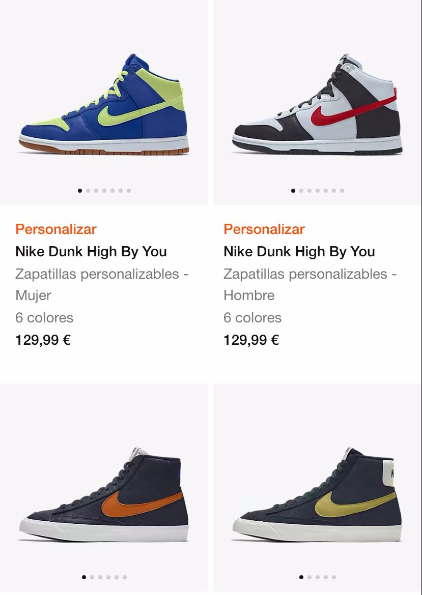 Nike By you zapatillas personalizadas regalo dia de la madre