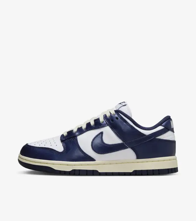 Nike Dunk Low Midnight Navy and White