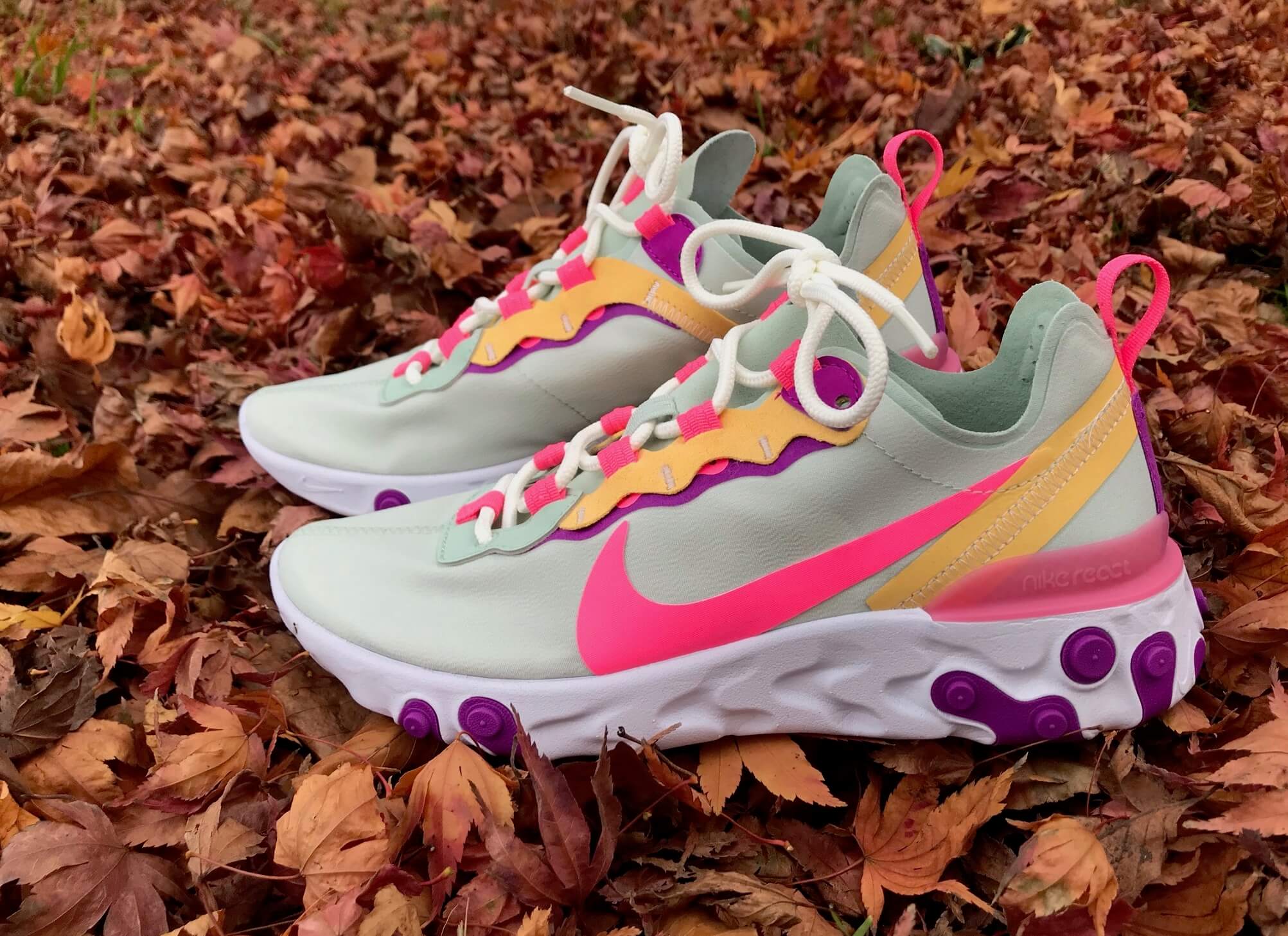 Alérgico pastor Fondos 🥇 NIKE React Element 55 COLORES espectaculares++SÚPER TOP++ |  ungdomsysneakers.com | pack on Nike iD great colourways and tons of fun