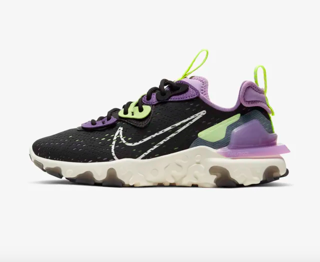 Nike React Vision gravity purple volt