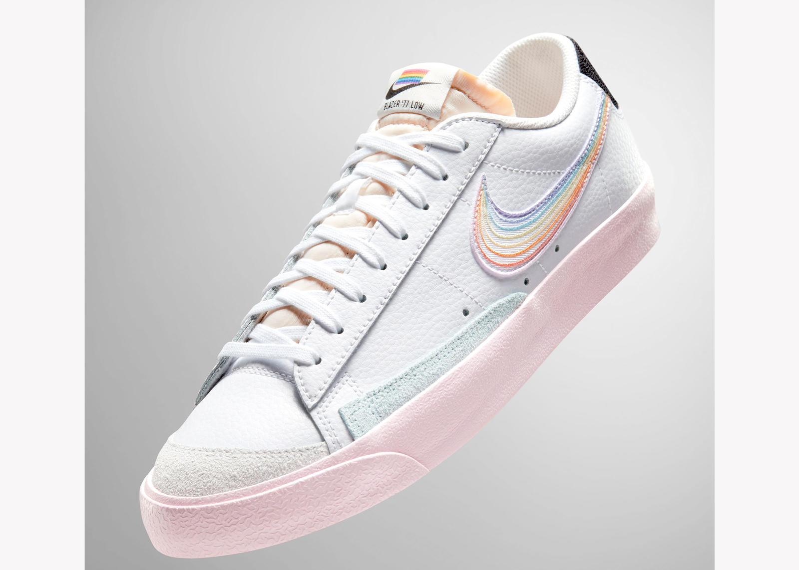 zapatillas Nike Be True 2021 LGBTQIA+ Blazer ’77 low, Air Max Pre Day, Infinity React Run 2 y All Out Utility Slide 2021 zapatillas Nike Be True 2021 LGBTQIA+ Blazer ’77 low, Air Max Pre Day, Infinity React Run 2 y All Out Utility Slide 2021