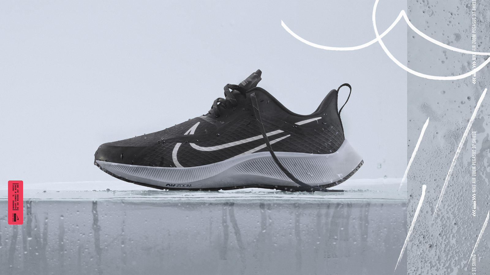 Nike Pegasus 37 Shield y Nike React Miler Shield