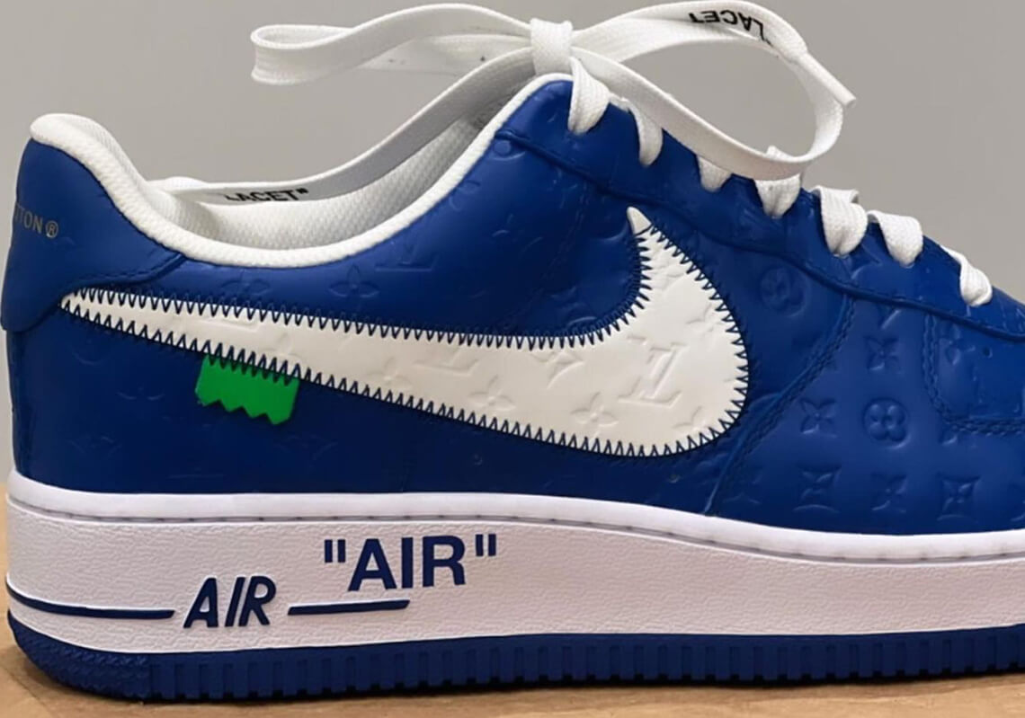 Las Nike Air Force 1 de Louis Vuitton blancas son la joya de la