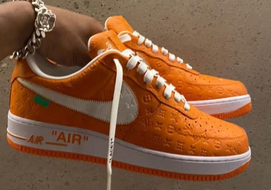 Lances para o tênis Louis Vuitton x Nike Air Force 1 de Virgil Abloh  atingem 65 mil dólares - FFW