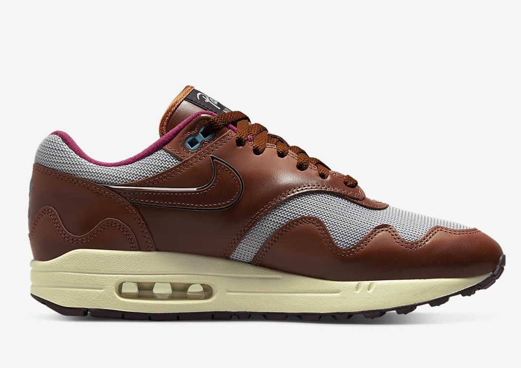 Patta Nike Air Max 1 Dark Russet