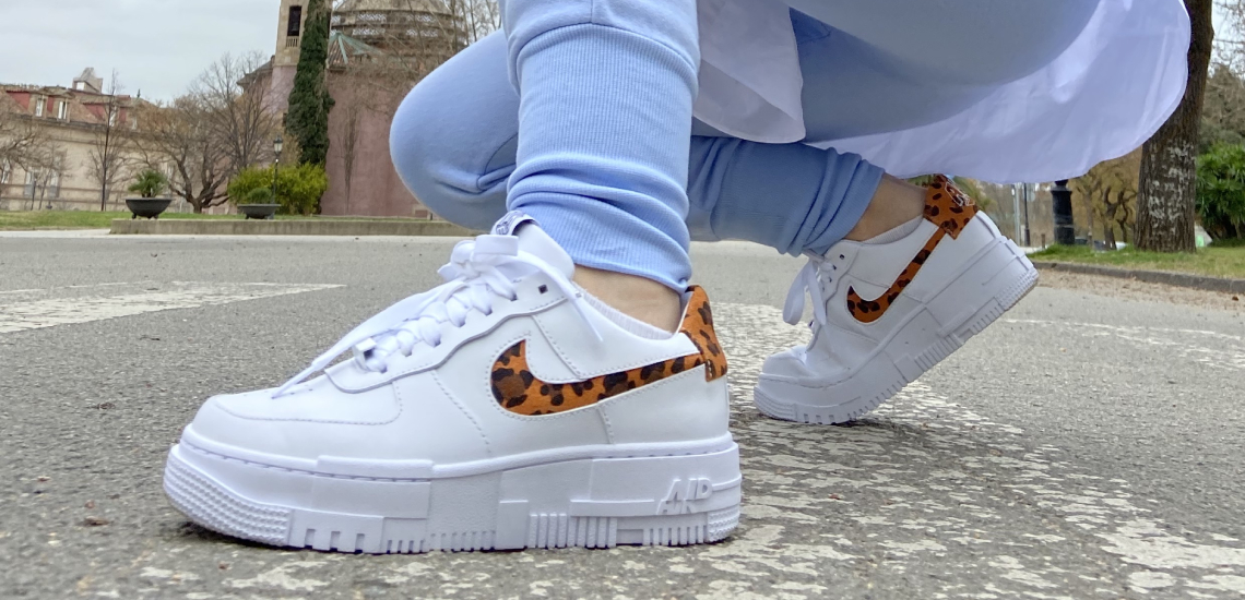 🥇 ANIMAL PRINT EN TUS AIR FORCE 1 PIXEL combina todo