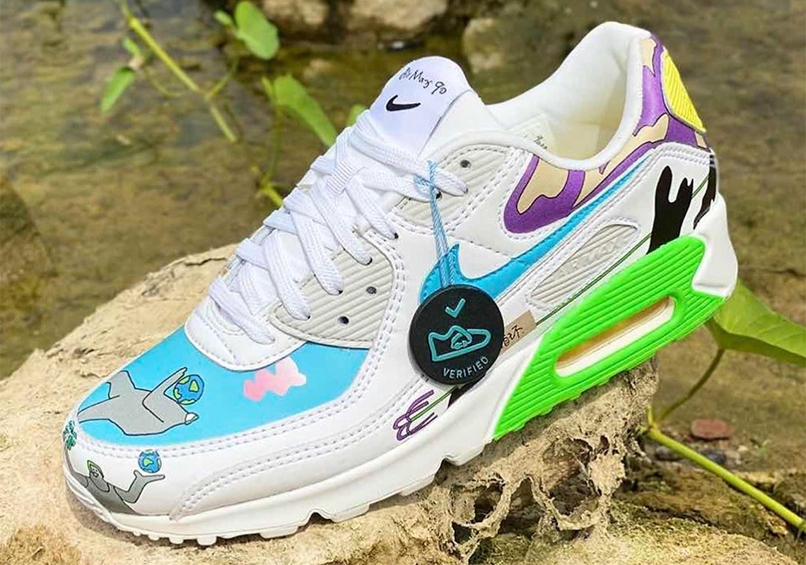 🥇 NUEVA LAS AIR MAX 90 SE DEJAN ILUSTRAR POR ROUHAN WANG LA DISCRETA EXPERIENCIA DE LAS AIR FORCE 1 zapatillasysneakers.com