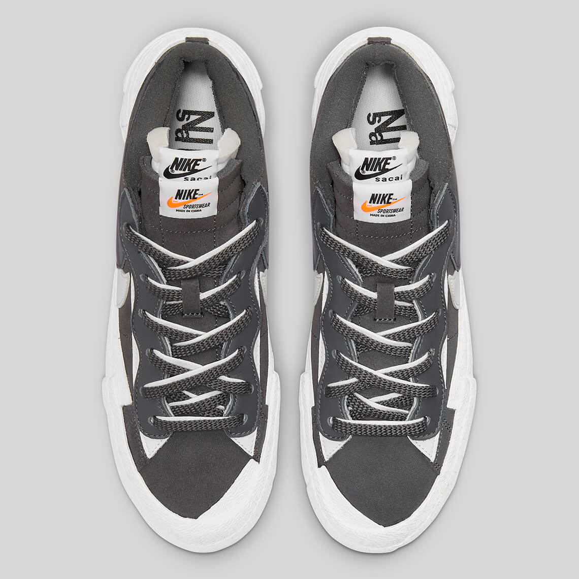 Nike x Sacai Blazer Low “Iron Grey” Nike x Sacai Blazer Low “Iron Grey”