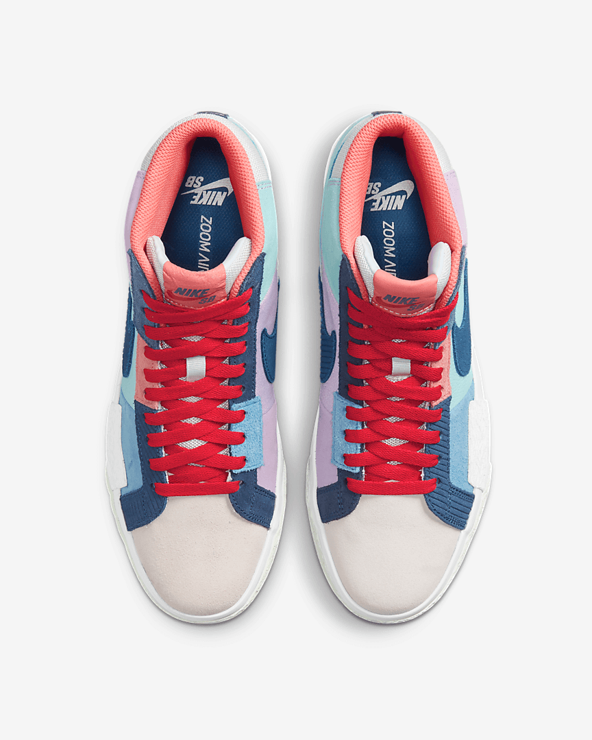 Nike SB Zoom Blazer Mid Premium Mosaic 2021 Barcelona Nike SB Zoom Blazer Mid Premium Mosaic 2021 Barcelona