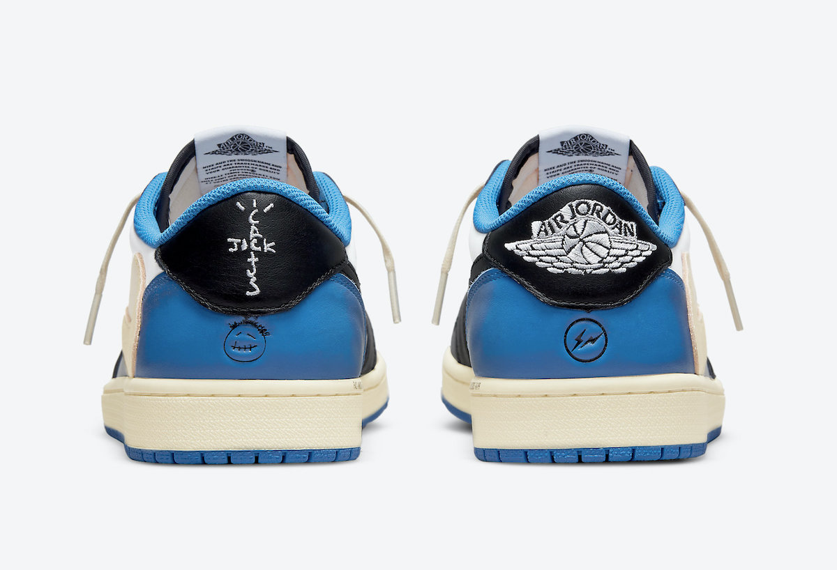 Fragment Design x Travis Scott x Air Jordan 1 Low 2021