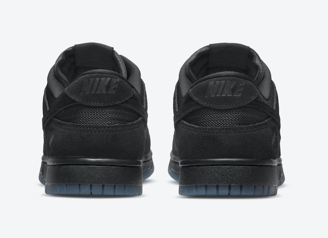 Undefeated-Nike Dunk Vs Air Force 1-Dunk-Low-Black