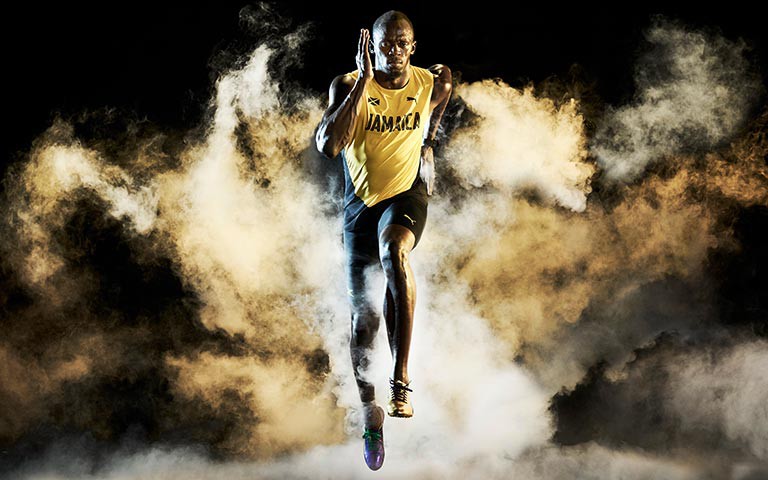 Usaint Bolt imagen de Puma Usaint Bolt imagen de Puma