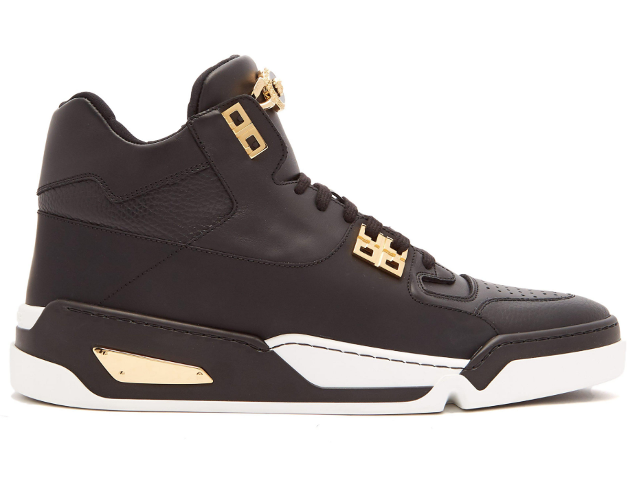 Versace Black Leather Higtop Versace Black Leather Higtop
