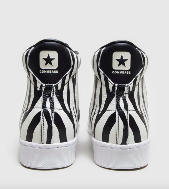 converse animal print plataforma