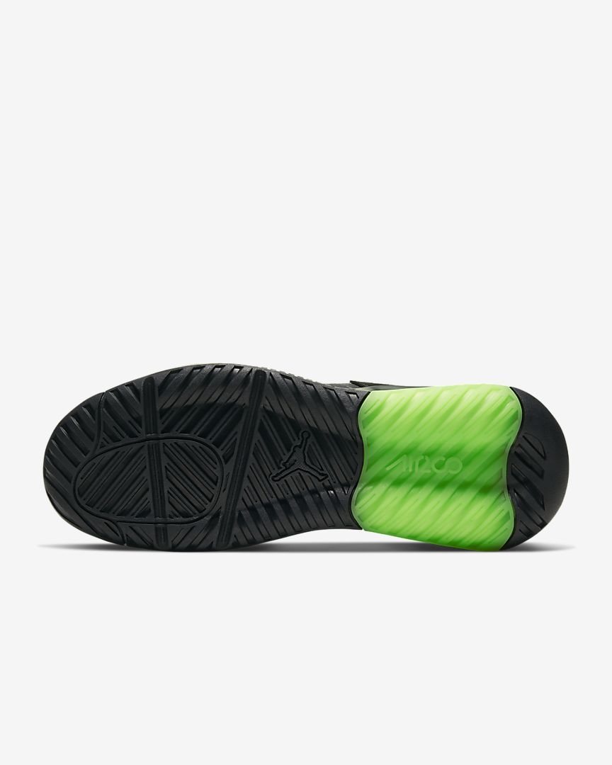 zapatillas nike negras con verde fluor