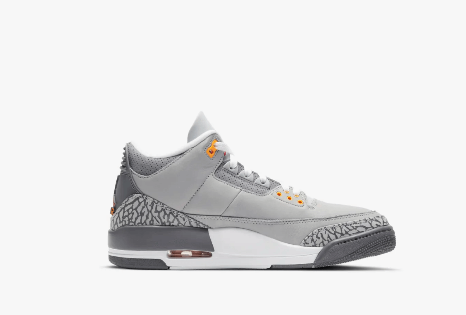 zapatillas Air Jordan 3 Cool Grey 2021 estampado de elefante