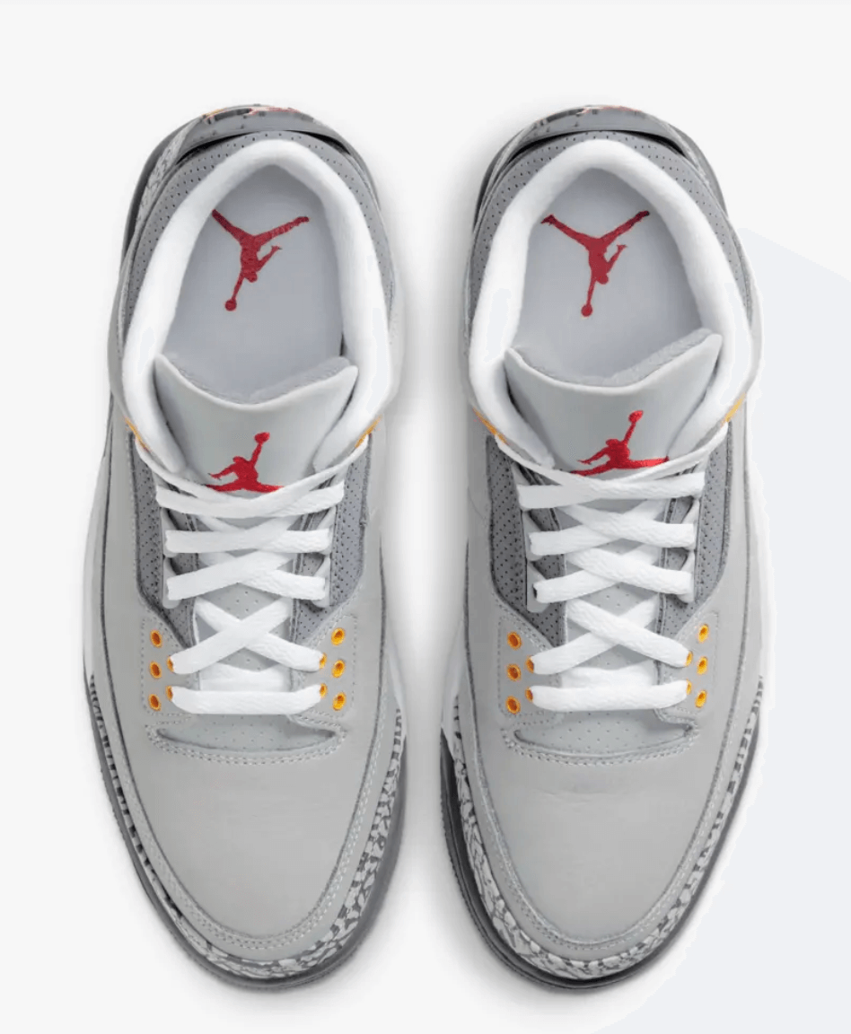 zapatillas Air Jordan 3 Cool Grey 2021 estampado de elefante