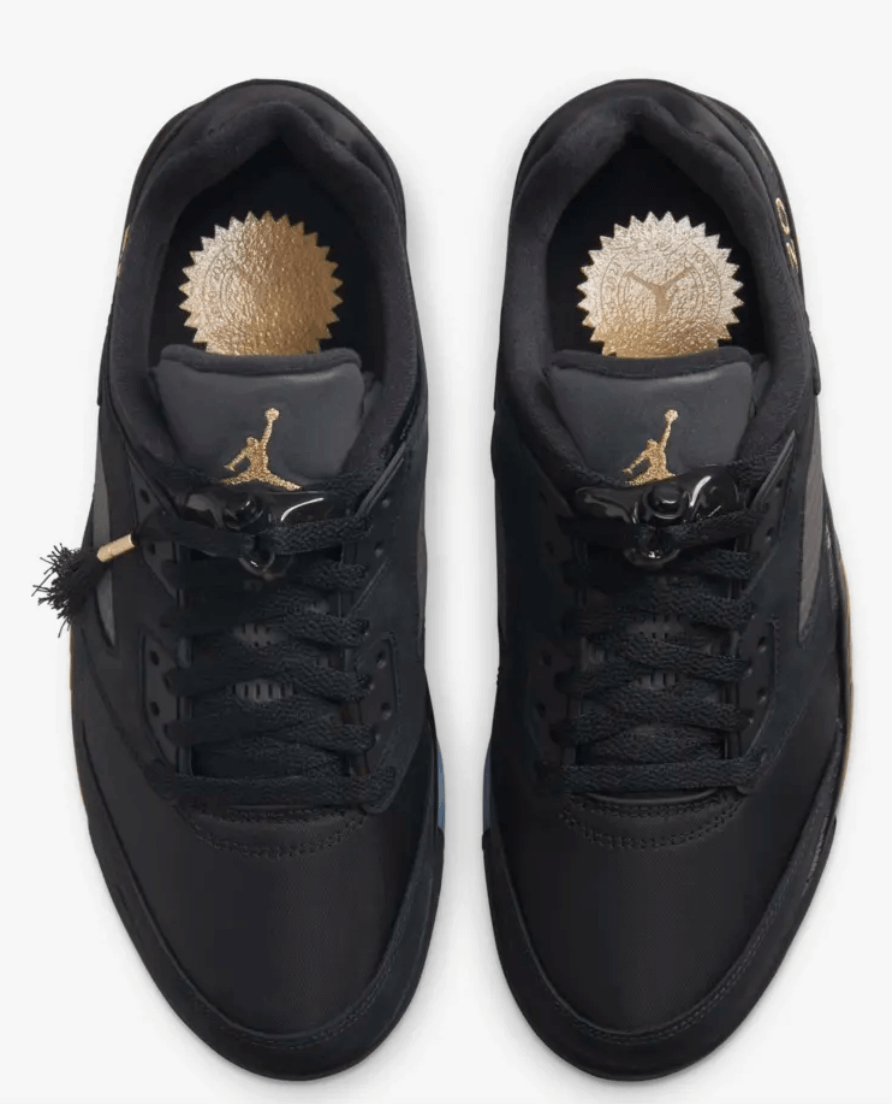 zapatillas Air Jordan 5 low Wings 2021 color negro Michael Jordan