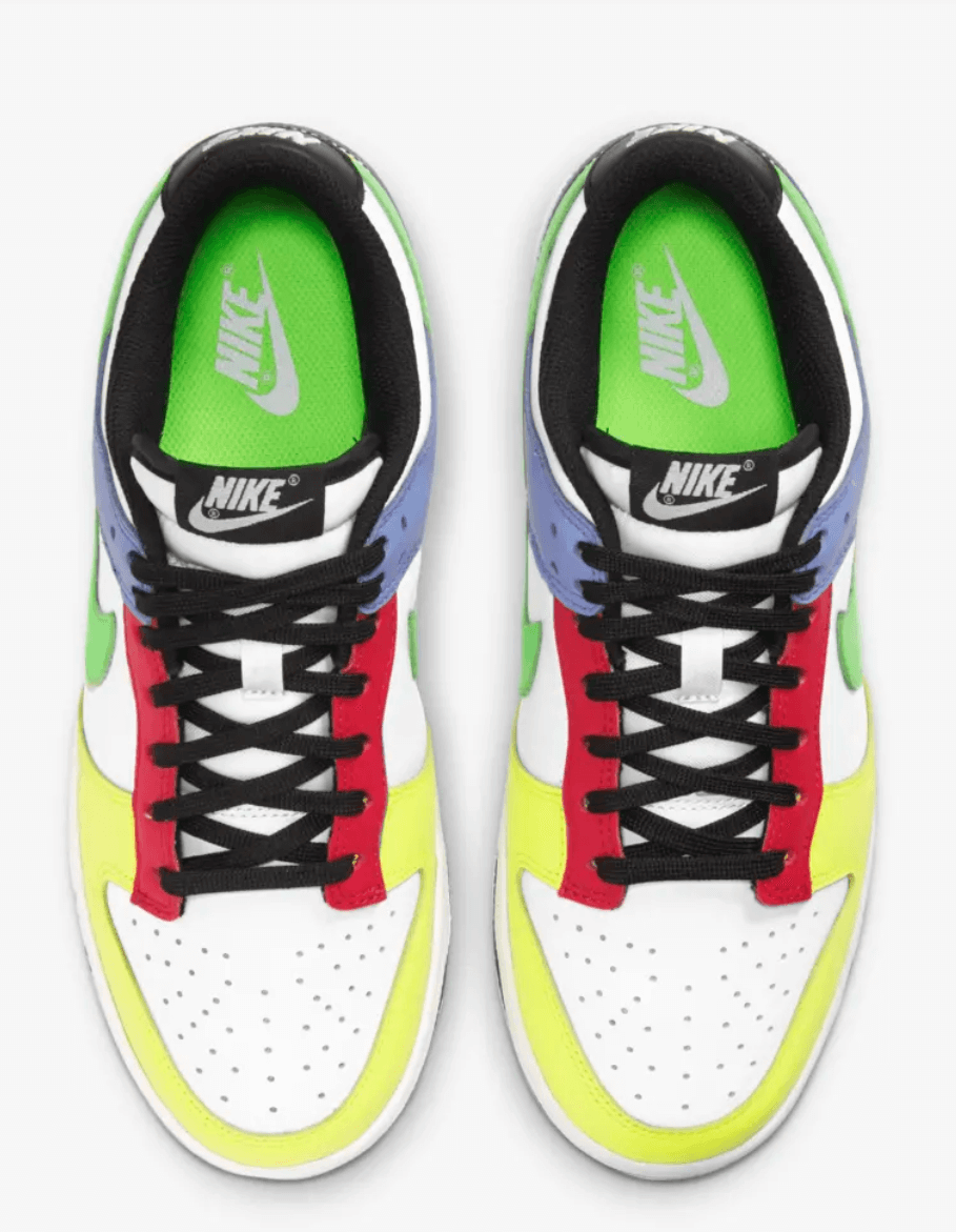 Nike Dunk Low White Multicolor Green Strike 2021 Nike Dunk Low White Multicolor Green Strike 2021