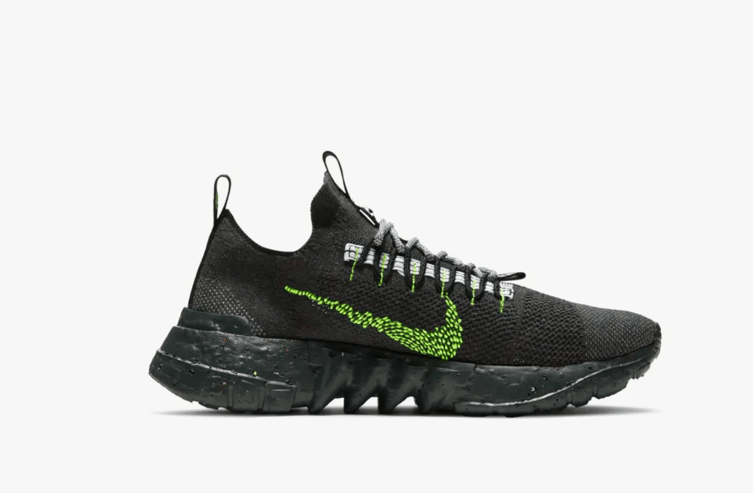 zapatillas Nike Space Hippie 01 – Black Volt This is Trash 2021