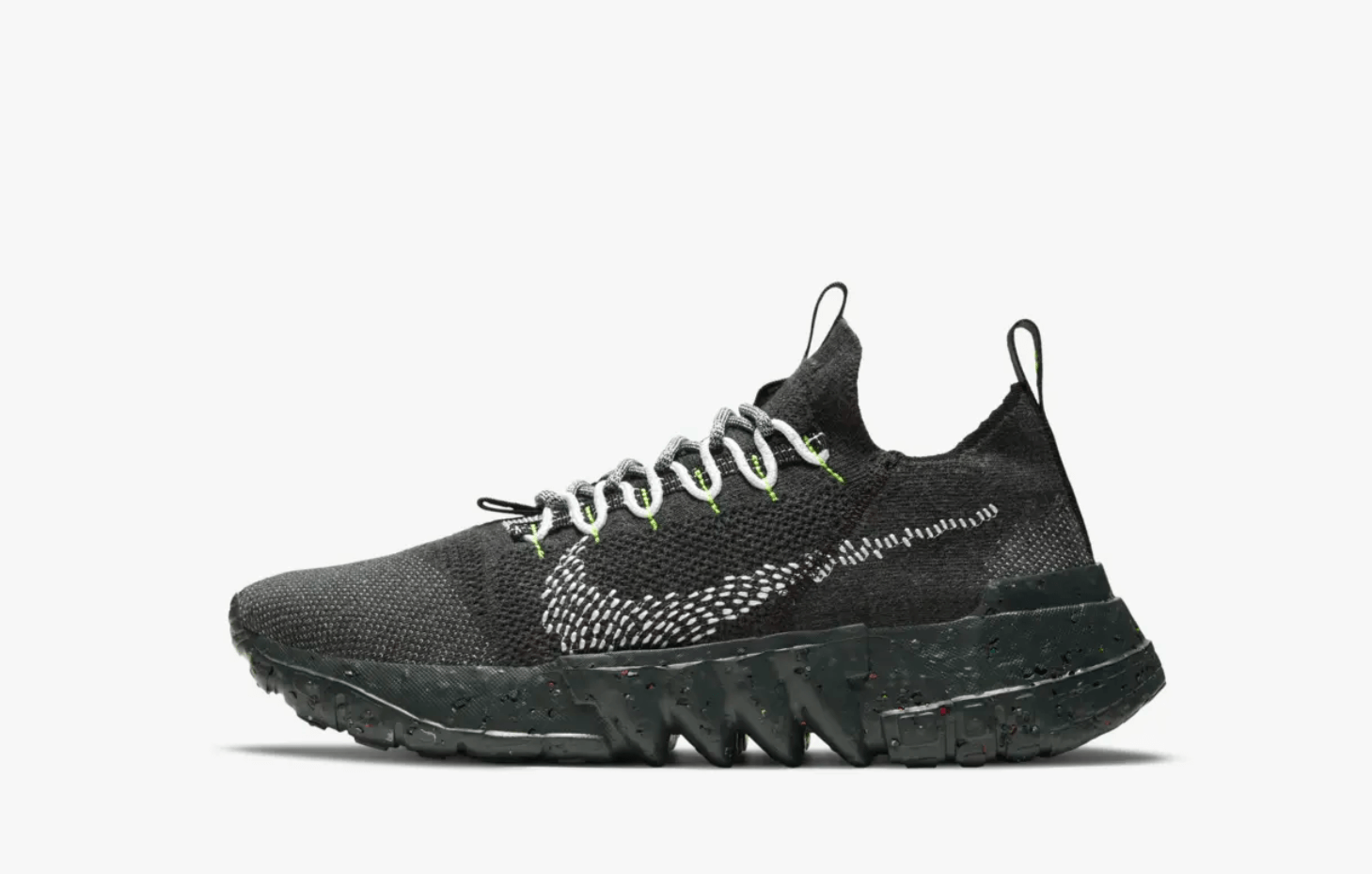 zapatillas Nike Space Hippie 01 – Black Volt This is Trash 2021