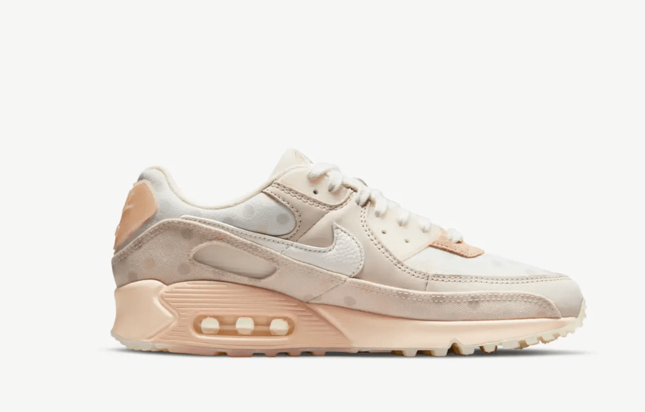 Nike Air Max 90 Shimmer Polka y White Polka 2021 Nike Air Max 90 Shimmer Polka y White Polka 2021